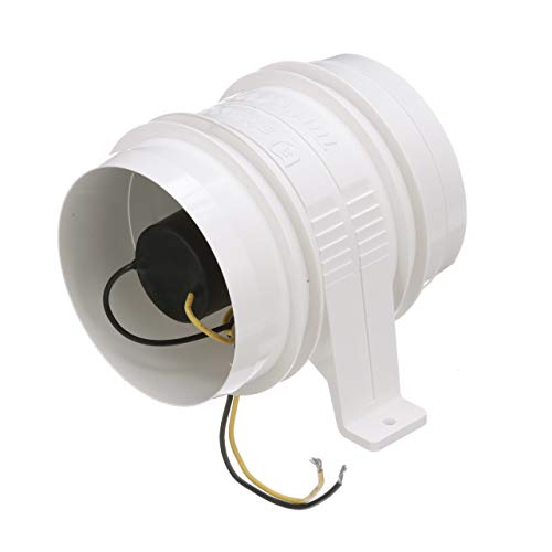 Product Cover Attwood 1749-4 Quiet Blower Water Resistant (White, 4-Inch)