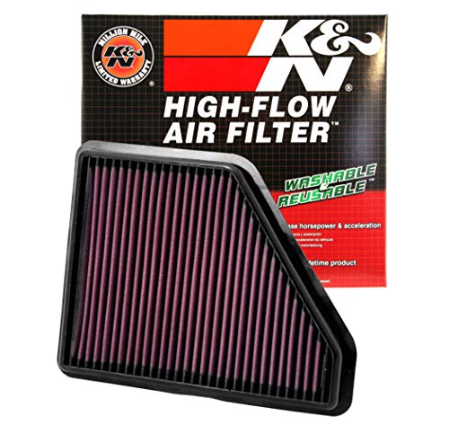 Product Cover K&N engine air filter, washable and reusable:  2010-2017 Chevy/GMC (Equinox, Terrain) 33-2439