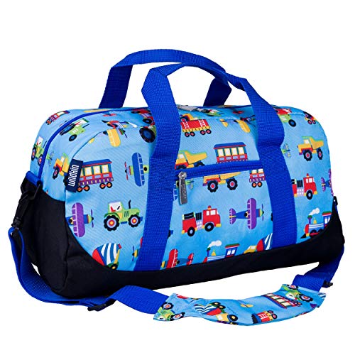 Product Cover Wildkin Kids Overnighter Duffel Bag for Boys and Girls, Carry-On Size and Perfect for After-School Practice or Weekend or Overnight Travel, Patterns Coordinate with Our Nap Mats and Sleeping Bags