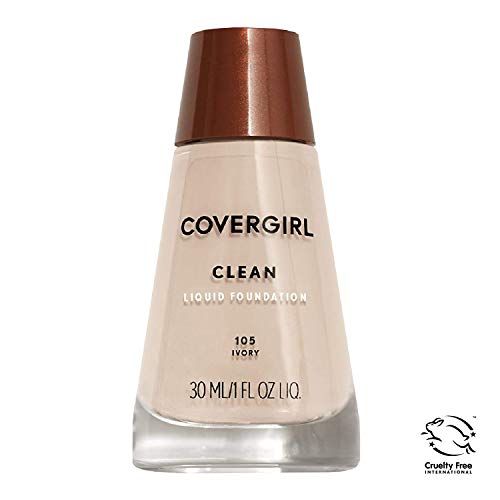 Product Cover COVERGIRL Clean Makeup Foundation Normal Skin Ivory 105, 1 oz (packaging may vary)