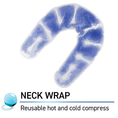 Product Cover TheraPearl Color Changing Neck Wrap, Reusable Hot Cold Therapy Pack with Gel Beads, Best Ice Pack for Neck Pain, Flexible Hot and Cold Compress for Neck Spasms, Stress Relief, Pain Relief, Swelling