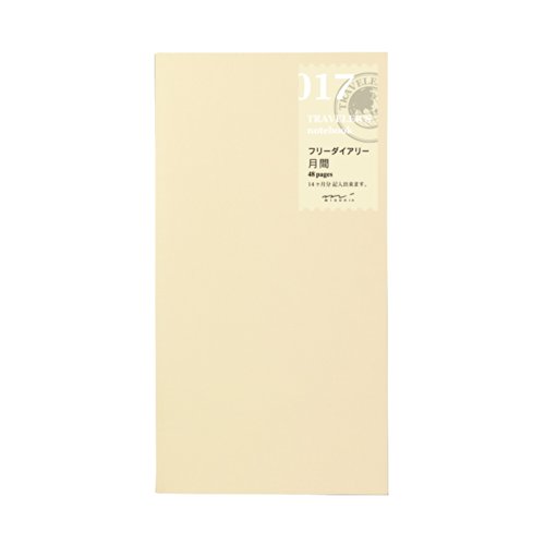 Product Cover 1 X Midori Traveler's Notebook (Refill 017) Monthly Diary
