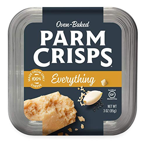 Product Cover ParmCrisps Everything, 3 Ounce (Pack of 4), 100% Cheese Crisps, Keto Friendly, Gluten Free