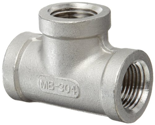 Product Cover Stainless Steel 304 Cast Pipe Fitting, Tee, Class 150, 1/2