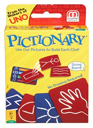 Product Cover Mattel Games Pictionary Card Game