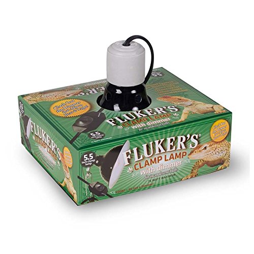 Product Cover Fluker's Repta-Clamp Lamp, 5.5-Inch Ceramic with Dimmable Switch