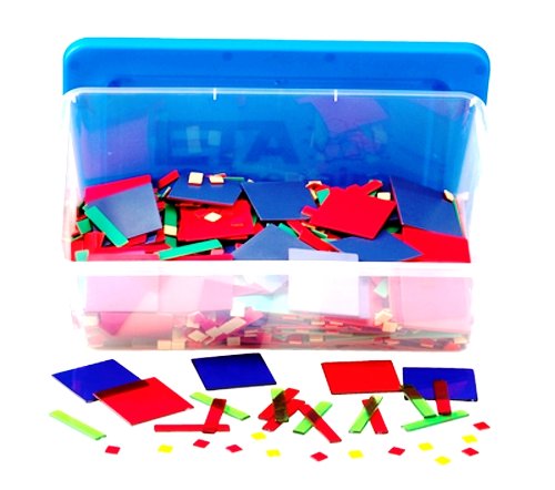 Product Cover Learning Resources Magnetic Algebra Tiles, Algebraic Math Skills, Magnetic Display, 72 Piece Set, Ages 11+