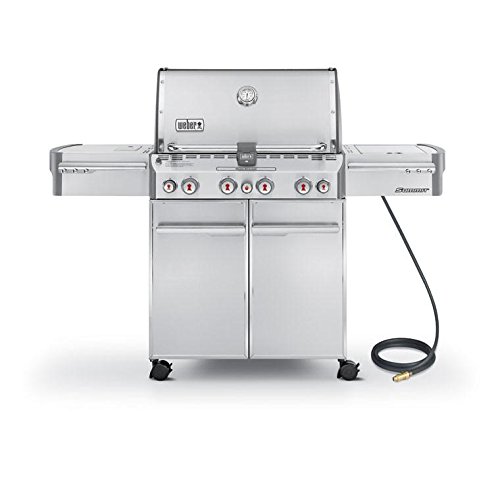 Product Cover Weber Summit 7270001 S-470 Stainless-Steel 580-Square-Inch 48,800-BTU Natural-Gas Grill