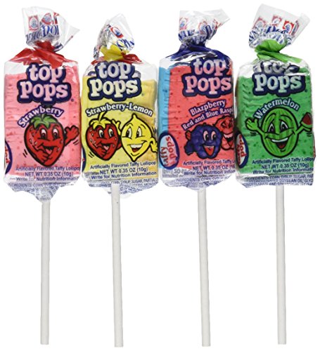 Product Cover Top Pops Taffy pops Assorted Flavors 48ct