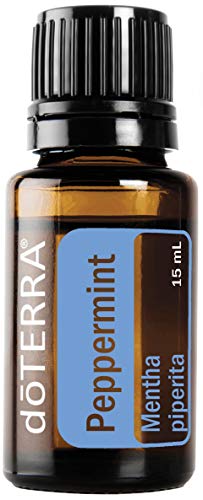 Product Cover doTERRA - Peppermint Essential Oil - Promotes Clear Breathing, Healthy Respiratory Function, and Digestive Health; for Diffusion, Internal, or Topical Use - 15 mL