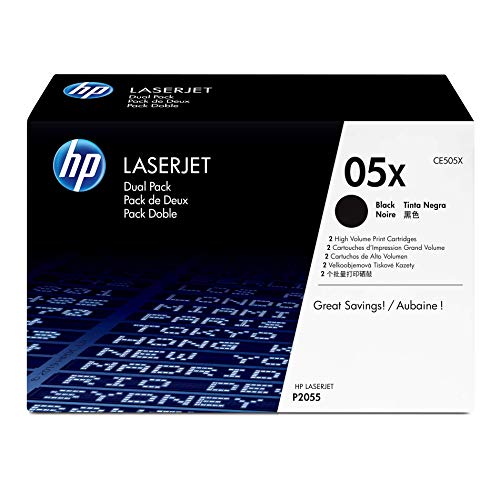 Product Cover HP 05X | CE505XD | 2 Toner Cartridges | Black | High Yield