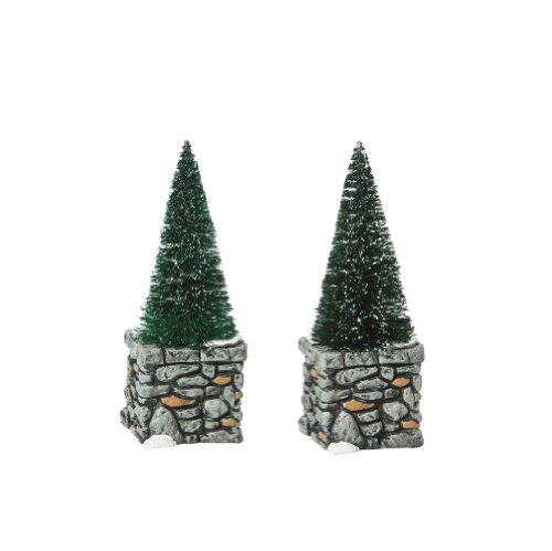 Product Cover Department 56 Accessories for Villages Limestone Topiaries Accessory Figurine (Set of 2) (809358)