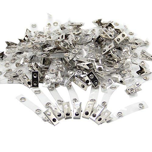 Product Cover Happy Trees Destiny Metal Badge Clips with Strap clear ID Strap Clip Adapter 100pc