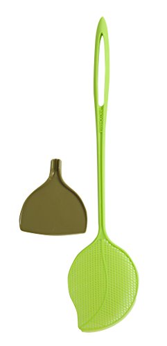 Product Cover Swift Swat Fly Swatter for Mosquitos, Flies and Bugs, Fly Swatter Broom and Mini Dustpan, 3 Pack, Colors May Vary