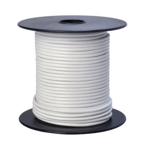 Product Cover Southwire 55667923 Primary Wire, 16-Gauge Bulk Spool, 100-Feet, White
