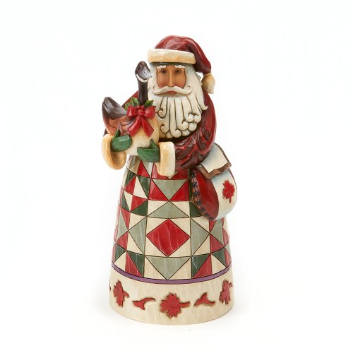 Product Cover Enesco Jim Shore Heartwood Creek Canadian Santa Figurine, 7.25 Inch, Multicolor