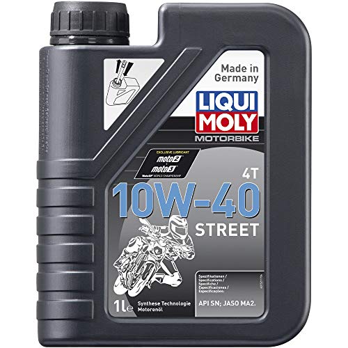 Product Cover Liqui Moly (1521) 10W-40 Racing 4T Motor Oil - 1 Liter Bottle