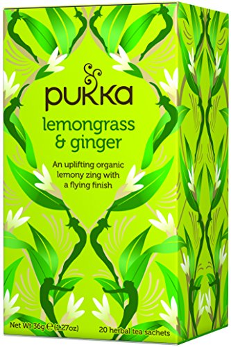 Product Cover Pukka Herbal Teas Lemongrass and Ginger Caffeine Free, 20 count