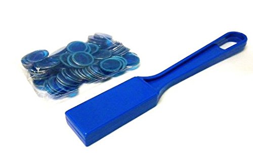 Product Cover OTC Bingo Magnetic Wand with 100 Chips - Blue