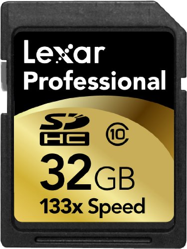 Product Cover Lexar 32GB Professional 133x SDHC Memory Card (LSD32GCRBNA133)