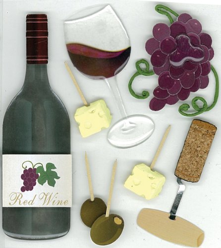 Product Cover Jolee's Boutique Wine Tasting Dimensional Stickers