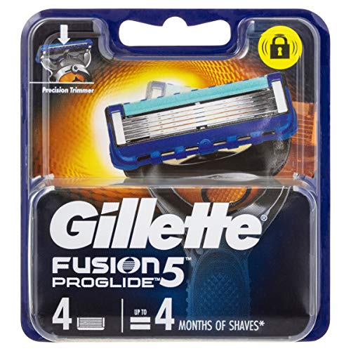 Product Cover Gillette Fusion ProGlide Manual Men's Razor Blade Refills, 4 Count, Mens Razors / Blades