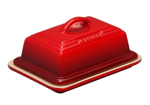 Product Cover Le Creuset PG0307-1767 Heritage Stoneware Butter Dish, 6.75