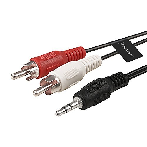 Product Cover JEXON STEREO MINI 3.5MM TO DUAL RCA AUDIO CABLE / MINI 3.5MM TO TWO RCA PLUG 6FT