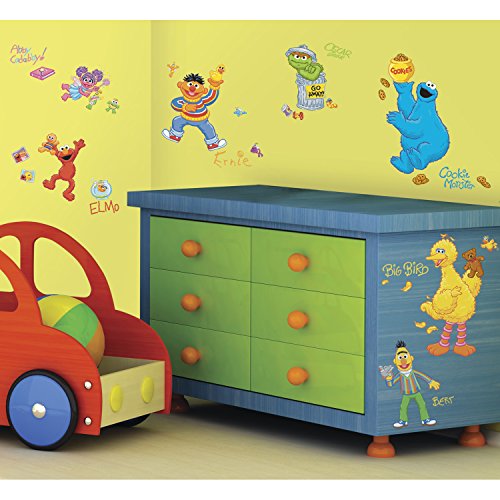 Product Cover RoomMates Sesame Street Peel and Stick Wall Decals - RMK1384SCS