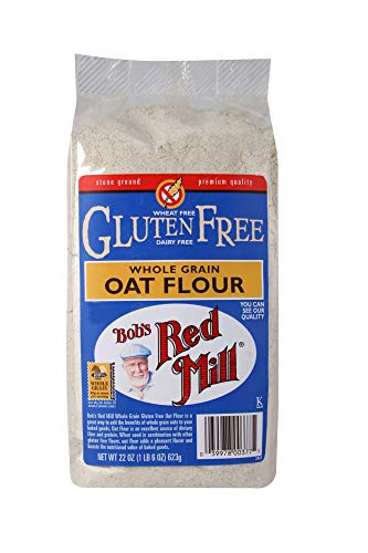 Product Cover Bob's Red Mill Whole Grain Gluten Free Oat Flour, 22 Ounce (Pack of 4)