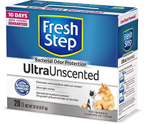 Product Cover Fresh Step Ultra Unscented Litter, Clumping Cat Litter, 20 Pounds