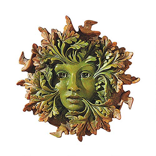 Product Cover Design Toscano The Somerset Greenwoman Sculpture in Faux Verdigris and Bronze