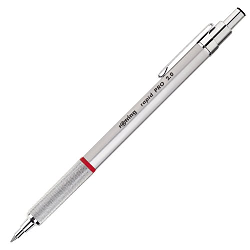 Product Cover rOtring 1904259 Rapid PRO Mechanical Pencil, 2 mm, Silver Chrome