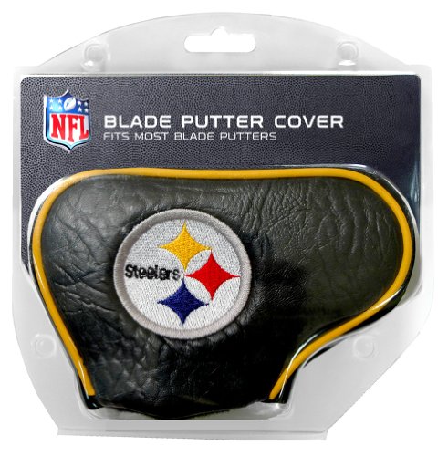 Product Cover Team Golf NFL Pittsburgh Steelers Golf Club Blade Putter Headcover, Fits Most Blade Putters, Scotty Cameron, Taylormade, Odyssey, Titleist, Ping, Callaway