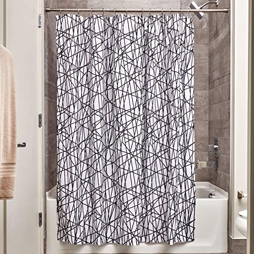 Product Cover iDesign Abstract Fabric Shower Curtain for Master, Guest, Kids', College Dorm Bathroom, 72