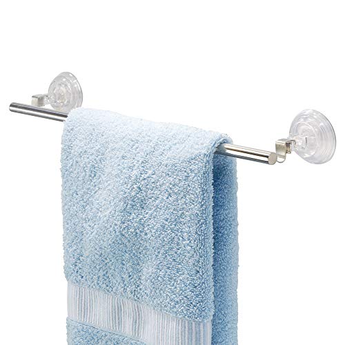Product Cover iDesign Reo Metal Power Lock Suction Towel Bar Rack for Bathroom, Kitchen Use, 1.75