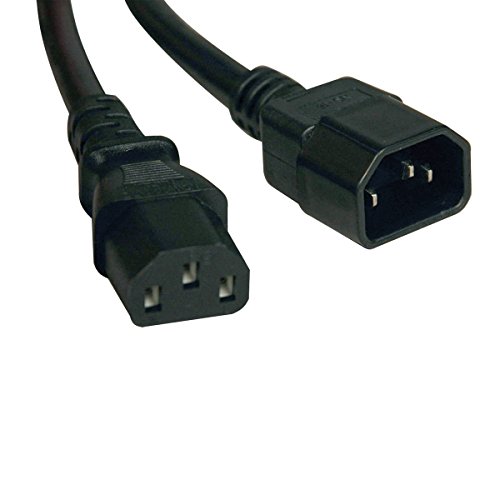 Product Cover Tripp Lite Standard Computer Power Extension Cord 10A, 18AWG (IEC-320-C14 to IEC-320-C13) 4-ft.(P004-004)