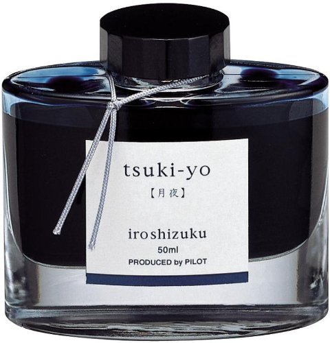 Product Cover PILOT Iroshizuku Bottled Fountain Pen Ink, Tsuki-Yo, Moonlight (Teal) 50ml Bottle (69205)