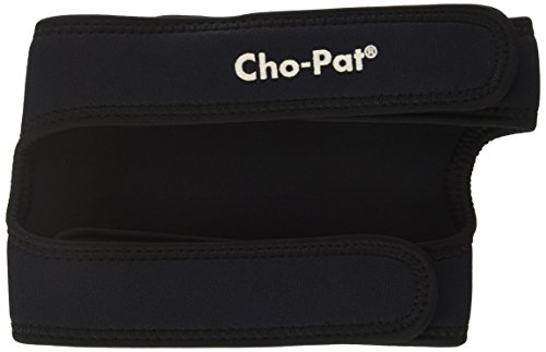 Product Cover Cho-Pat Dual Action Knee Strap - Provides Full Mobility & Pain Relief For Weakened Knees - Black (XX-Large, 20