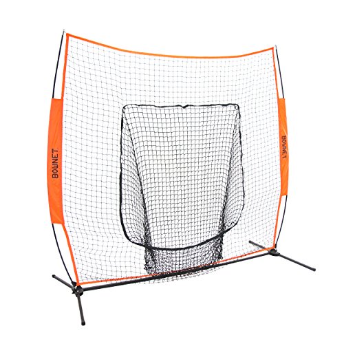 Product Cover Bownet 7' x 7' Big Mouth X - Portable Sock Net for Baseball and Softball Hitting and Pitching