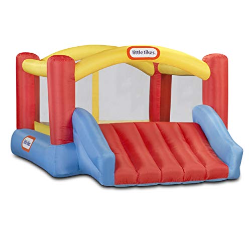 Product Cover Little Tikes Inflatable Jump 'n Slide Bounce House w/heavy duty blower