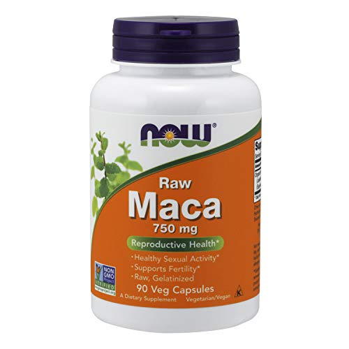 Product Cover NOW Supplements, Maca (Lepidium meyenii)750 mg Raw, 90 Veg Capsules