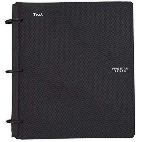 Product Cover Five Star Flex Hybrid NoteBinder, 1 Inch Binder, Notebook and Binder All-in-One, Black (72009)