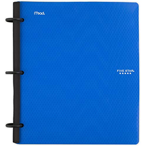 Product Cover Five Star Flex Hybrid NoteBinder, 1 Inch Binder, Notebook and Binder All-in-One, Blue (72011)