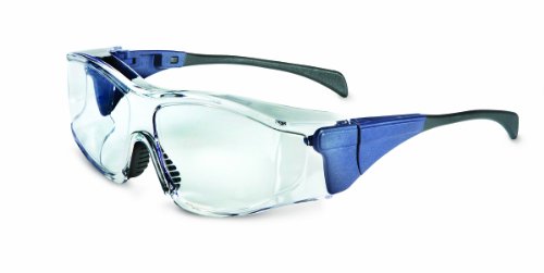 Product Cover Uvex S3160X Ambient OTG (Over The Glasses) Safety Eyewear, Medium Blue Frame, Clear UV Extreme Anti-Fog Lens