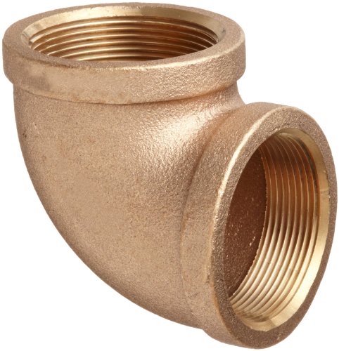 Product Cover Lead Free Brass Pipe Fitting, 90 Degree Elbow, Class 125, 1/4