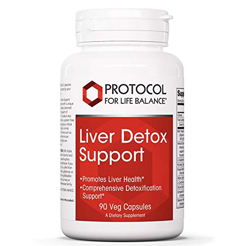 Product Cover Protocol For Life Balance - Liver Detox Support - with Milk Thistle Extract, Antioxidant Formula to Support The Liver, Stress Management, Relaxation, Helps with Weight Loss - 90 Veg Capsules