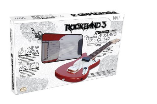 Product Cover Rock Band 3 Wireless Fender Mustang PRO-Guitar Controller for Wii