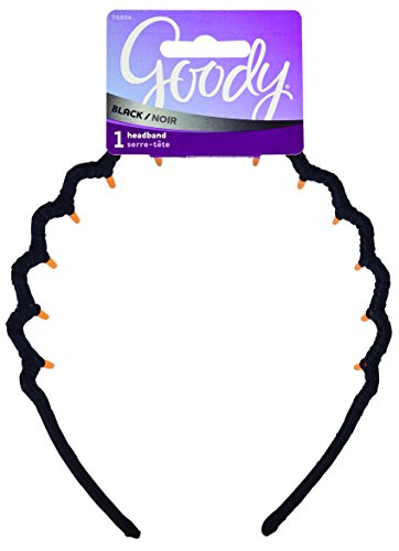 Product Cover Goody Colour Collection Ribbon Wrapped Headband, Black, 1 Count