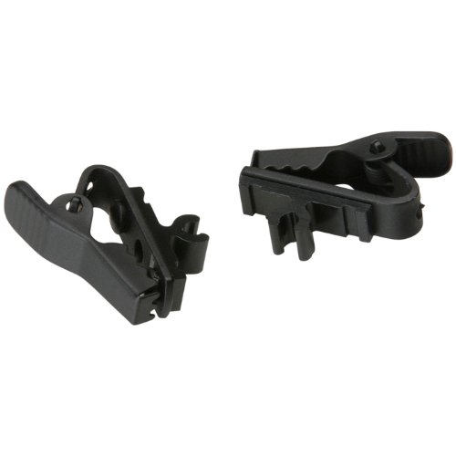 Product Cover Shure RK354SB Black Single Mount Tie-Clips for SM93 and WL93, Set of 2